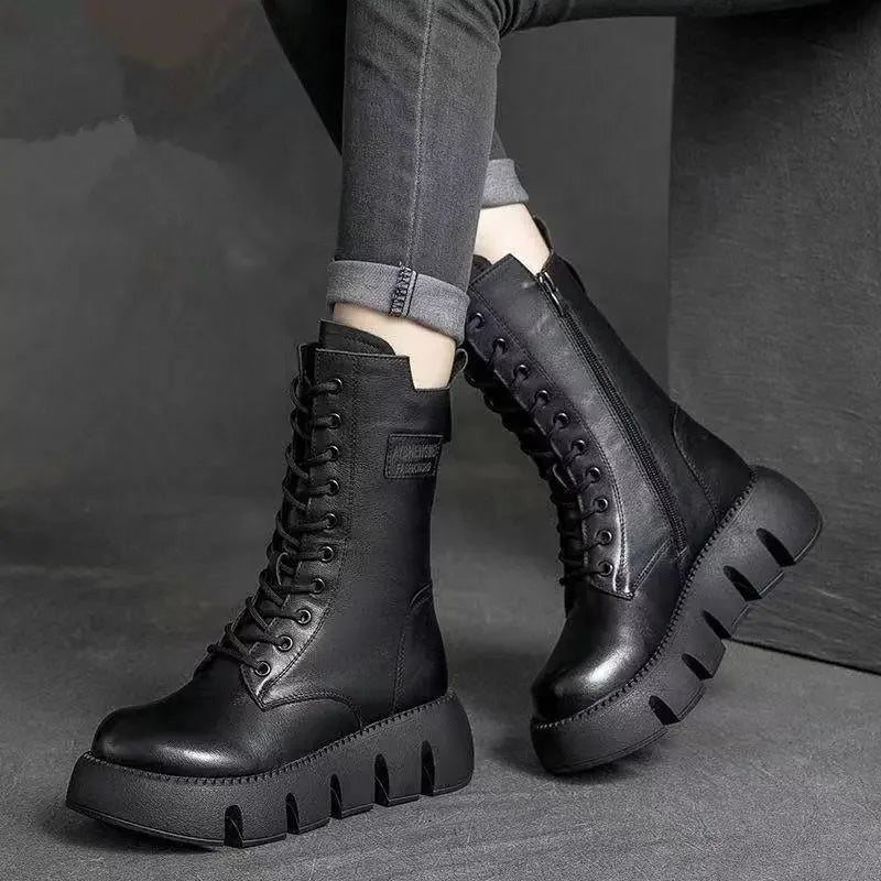 Klayn | Bottes en Cuir Ultra Confortables & Chaudes