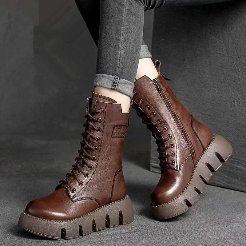 Klayn | Bottes en Cuir Ultra Confortables & Chaudes