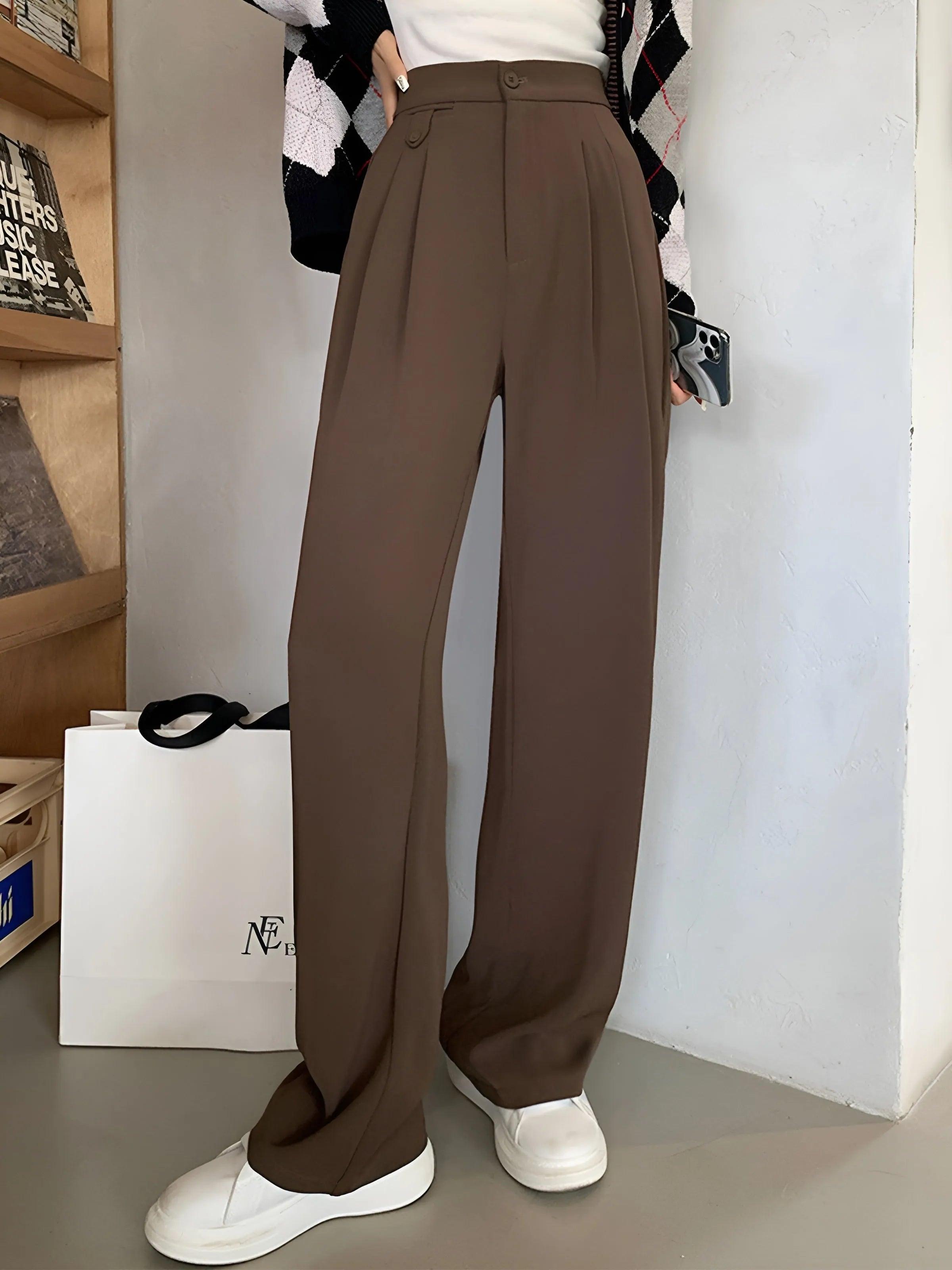 Klayn | PANTALON À JAMBES LARGES - FANCY